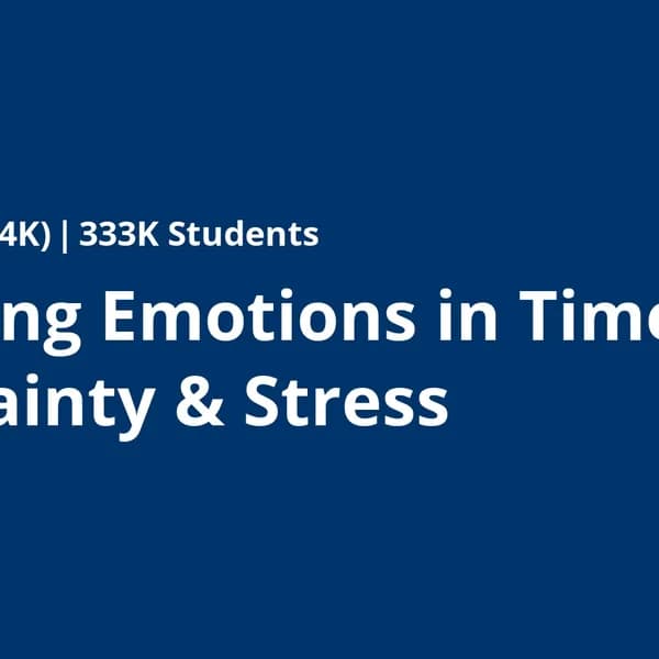 Yale: Managing Emotions in Times of Uncertainty (Coursera)